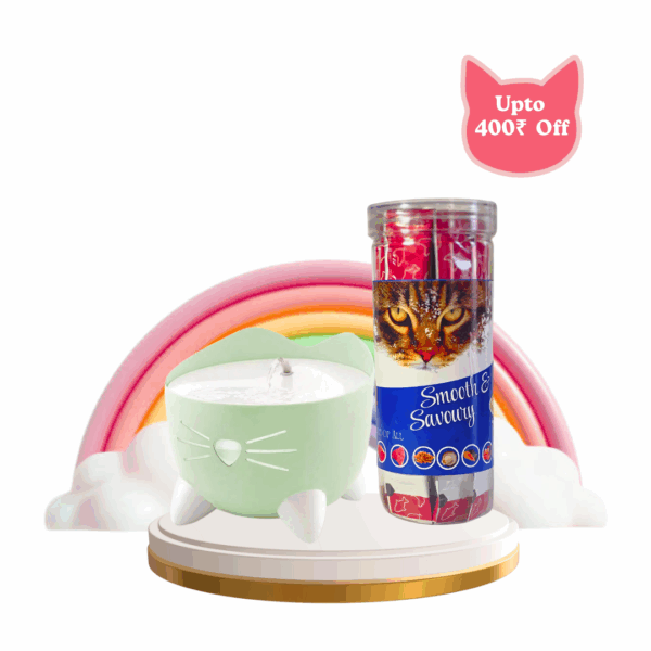 Catit PIXI with Smooth & Savoury Jar – Special Combo 50 tube