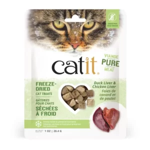Catit Freeze-dried Cat Treats Duck Liver & Chicken Liver – 28.4 g