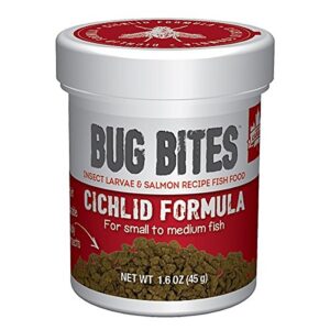 Fluval Bug Bites Cichlid Formula – Small to Medium – 1.4-1.6 mm granules – 45 g