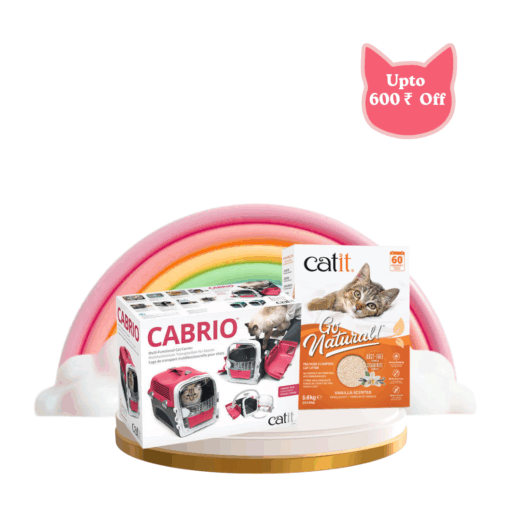 Catit Travel & Care Combo – Cabrio Carrier + Catit Litter