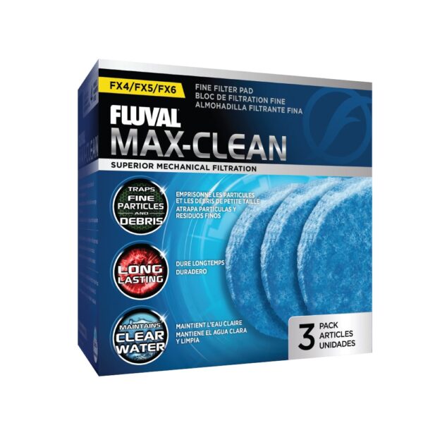 Max-Clean for FX4/FX5/FX6 Canister Filter, 3-Pack