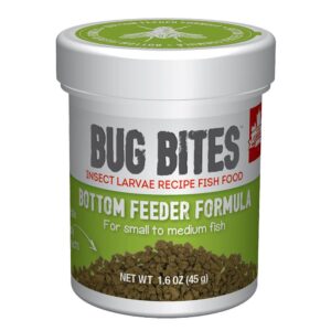 Fluval Bug Bites Bottom Feeder Formula – Small to Medium – 1.4-1.6 mm granules – 45 g