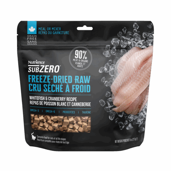 Freeze-Dried Raw Whitefish & Cranberry Cat Food 227g