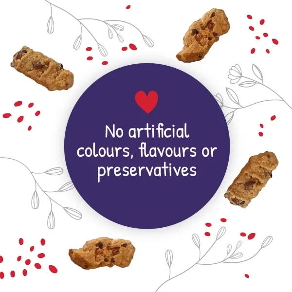 Second image of Little Foragers™ – Chili Snaps Oven Baked Parrot Treats 125 g 0.28 lb