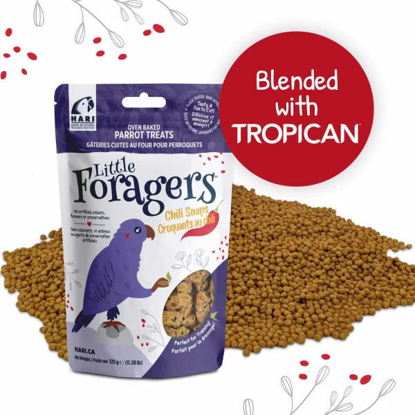 Little Foragers™ – Chili Snaps Oven Baked Parrot Treats 125 g 0.28 lb