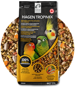 Second image of Tropimix Enrichment Food for Cockatiels and Lovebirds 908g (2lb)