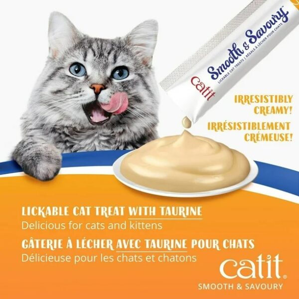 Second image of Catit Smooth & Savoury, Chicken with Liver (4x15g per pack)