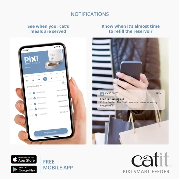 Second image of Catit PIXI Smart Feeder, Automatic Cat Feeder