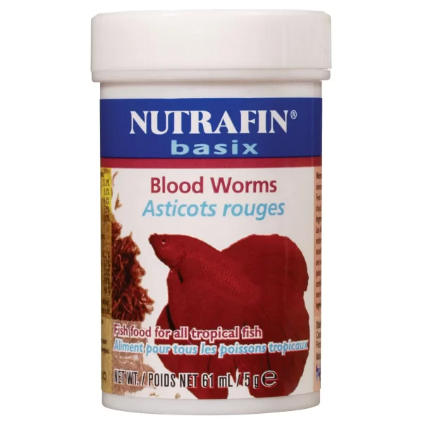 NUTRAFIN Basix Bloodworms Tropical Fish Food 5g