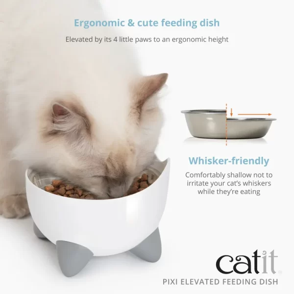 Second image of Catit PIXI Elevated Feeding Dish