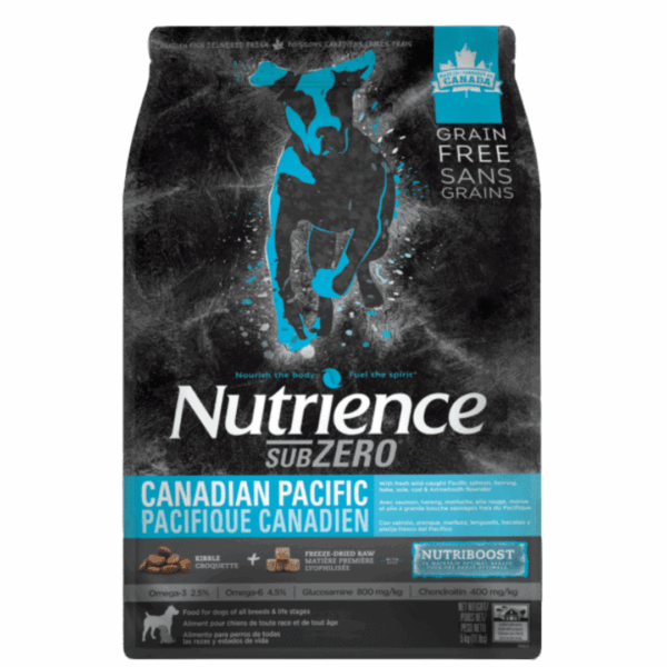 Nutrience Grain Free Subzero for Dogs – Canadian Pacific – 4 Packs (20 lbs)