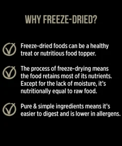 Second image of Freeze-Dried Chicken, Chicken Liver and Duck Dog Treats 70g