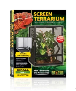 Second image of Screen Terrarium Small Tall Aluminum Screen Habitat